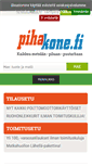 Mobile Screenshot of pihakone.fi